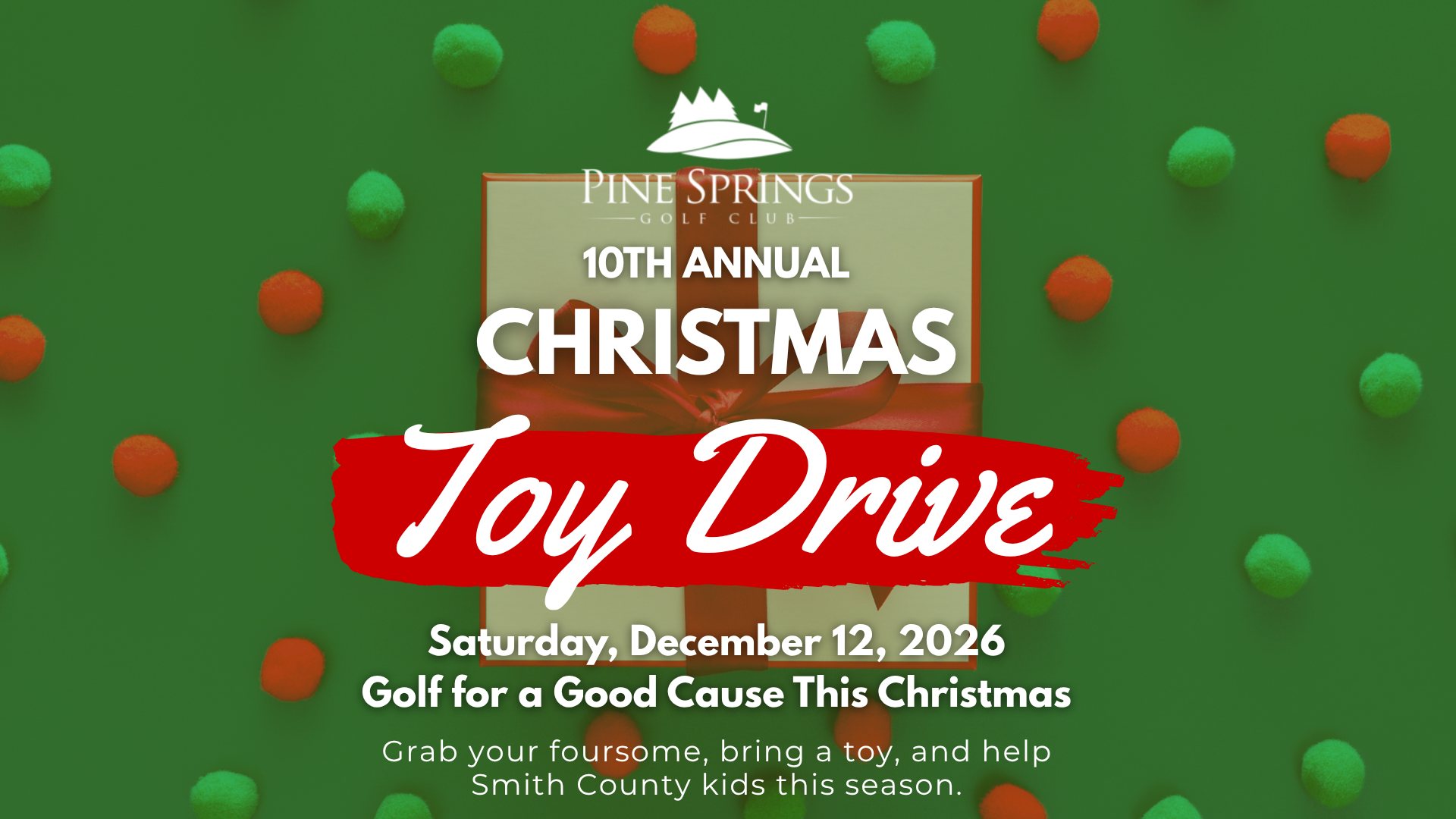 Golf for a Good Cause This Christmas Pine Springs Golf Club